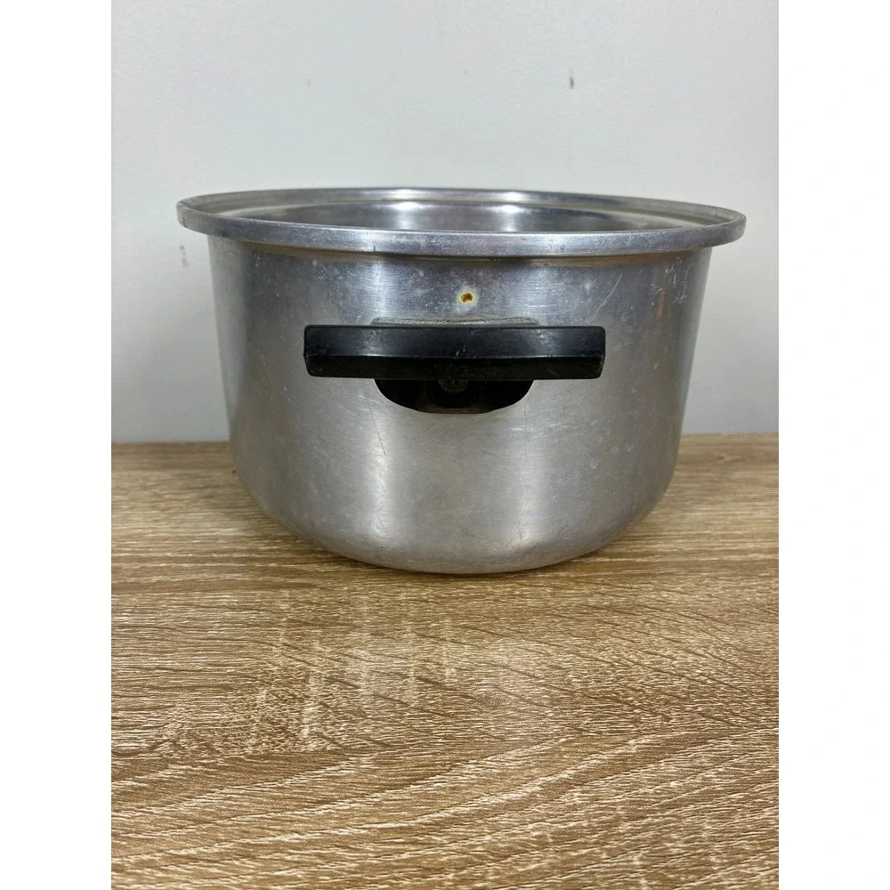 Vintage Wear-Ever Aluminum Pot No 2164 Made in USA 3 Quart Stockpot Silver